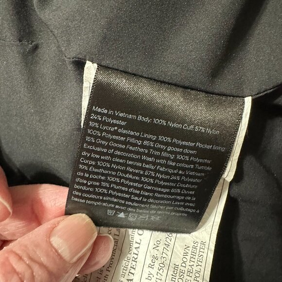 Lululemon Gray Goose Down Feather puffy jacket - Picture 4 of 12